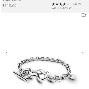 Pandora Knotted heart bracelet